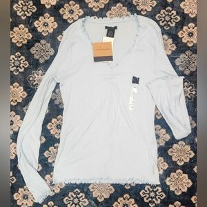 Calvin Klein Women's Soft Blue Blouse